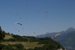 Coupe Icare compétition et manifestation de parapente, paramoteur,ULM à St. Hilaire du Touvet du 16 au 19 septembre 04