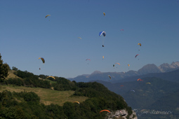 Coupe Icare compétition et manifestation de parapente, paramoteur,ULM à St. Hilaire du Touvet du 16 au 19 septembre 04